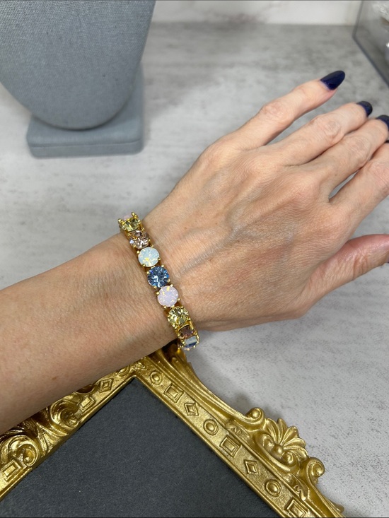 Park Lane Jewelry - Park Lane Pastel Impression Multi-Color Swarovski Crystal Tennis Bracelet